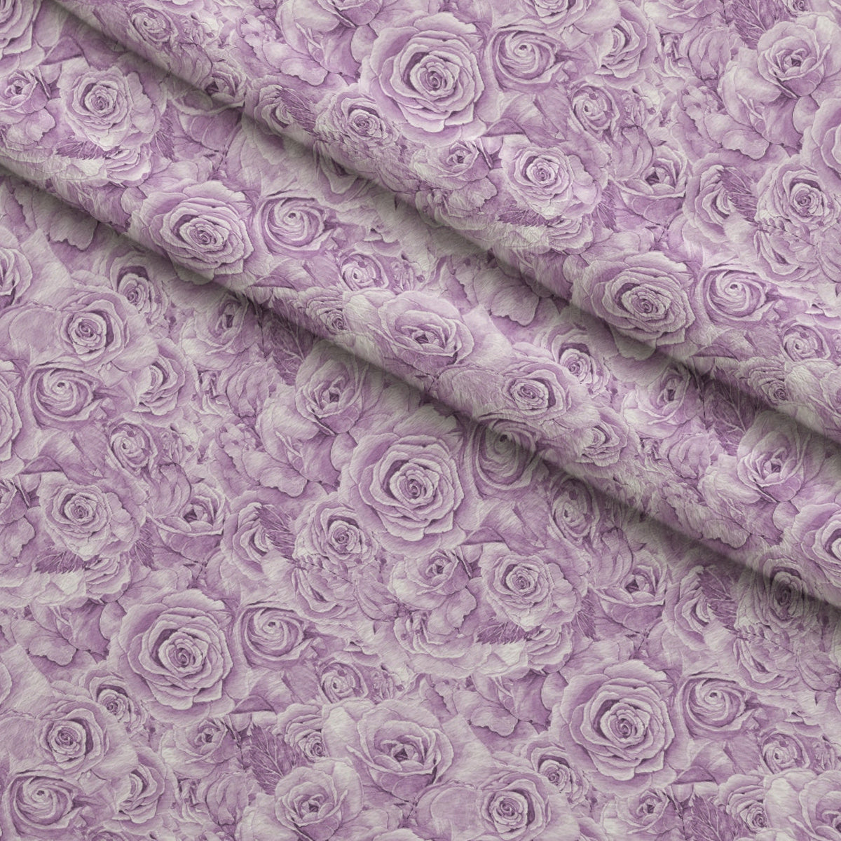 Sepia Blooms Pattern 38 Fleece Fabric — fleece fabric folded close-up preview (mv-fleece-v1:lying)