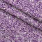 Sepia Blooms Pattern 39 Fleece Fabric — fleece fabric folded close-up preview (mv-fleece-v1:lying)