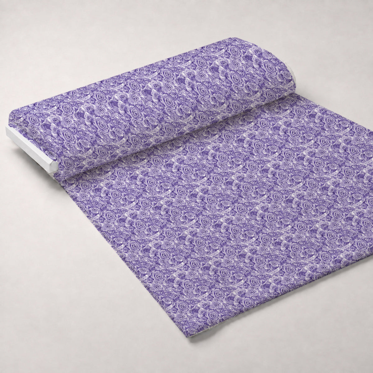 Sepia Blooms Pattern 40 Fleece Fabric — fleece fabric unrolled bolt preview (mv-fleece-v1:bolt)
