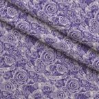 Sepia Blooms Pattern 40 Fleece Fabric — fleece fabric folded close-up preview (mv-fleece-v1:lying)