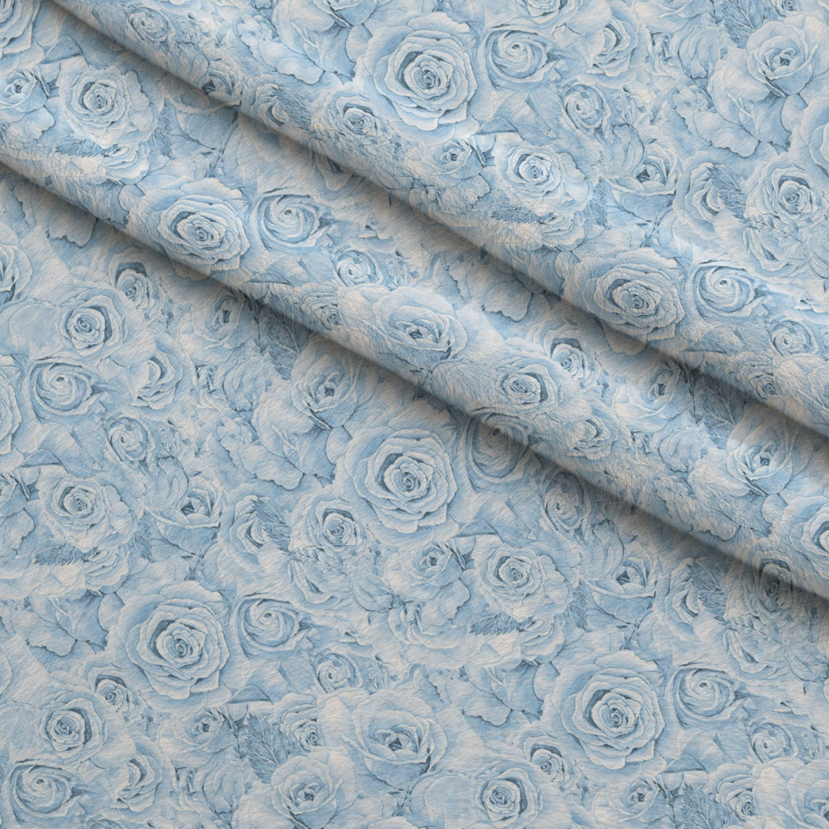 Sepia Blooms Pattern 53 Fleece Fabric — fleece fabric folded close-up preview (mv-fleece-v1:lying)