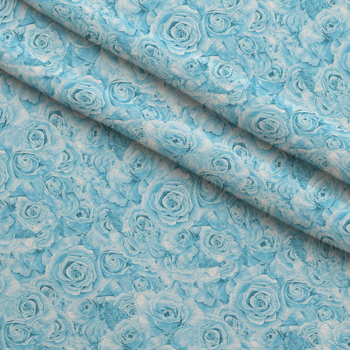 Sepia Blooms Pattern 55 Fleece Fabric — fleece fabric folded close-up preview (mv-fleece-v1:lying)