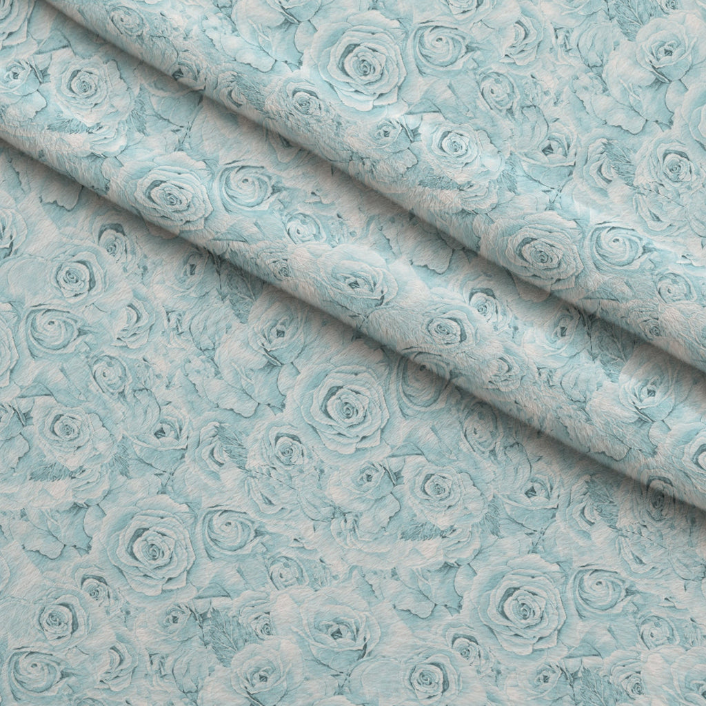 Sepia Blooms Pattern 56 Fleece Fabric — fleece fabric folded close-up preview (mv-fleece-v1:lying)