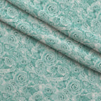 Sepia Blooms Pattern 60 Fleece Fabric — fleece fabric folded close-up preview (mv-fleece-v1:lying)