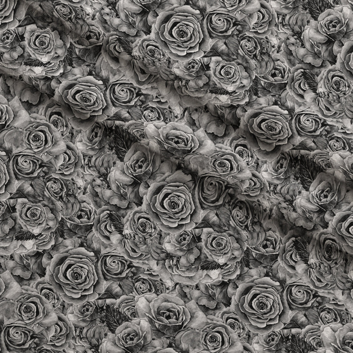 Sepia Blooms Pattern 82 Fleece Fabric — fleece fabric folded close-up preview (mv-fleece-v1:lying)