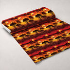Serengeti Dusk Pattern 6 Fleece Fabric — fleece fabric unrolled bolt preview (mv-fleece-v1:bolt)