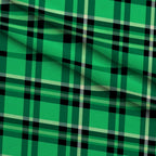 Shamrock Shimmer Pattern 1 Fleece Fabric — fleece fabric folded close-up preview (mv-fleece-v1:lying)