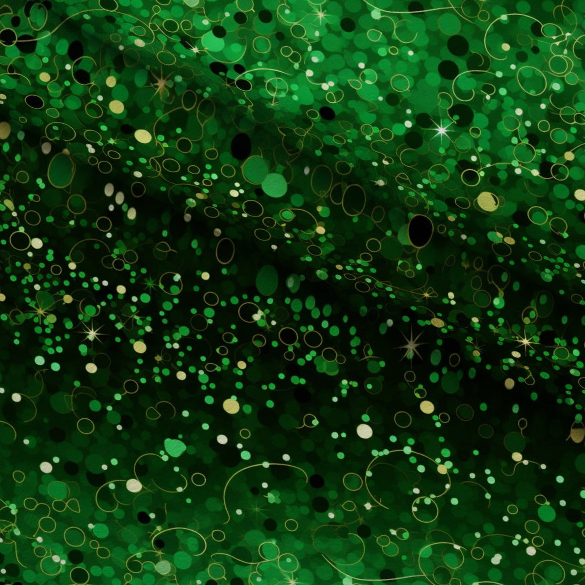 Shamrock Shimmer Pattern 19 Fleece Fabric — fleece fabric folded close-up preview (mv-fleece-v1:lying)