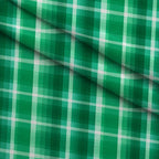 Shamrock Shimmer Pattern 2 Fleece Fabric — fleece fabric folded close-up preview (mv-fleece-v1:lying)