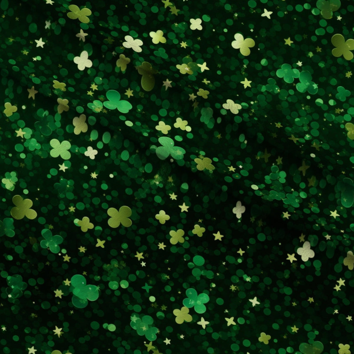 Shamrock Shimmer Pattern 20 Fleece Fabric — fleece fabric folded close-up preview (mv-fleece-v1:lying)