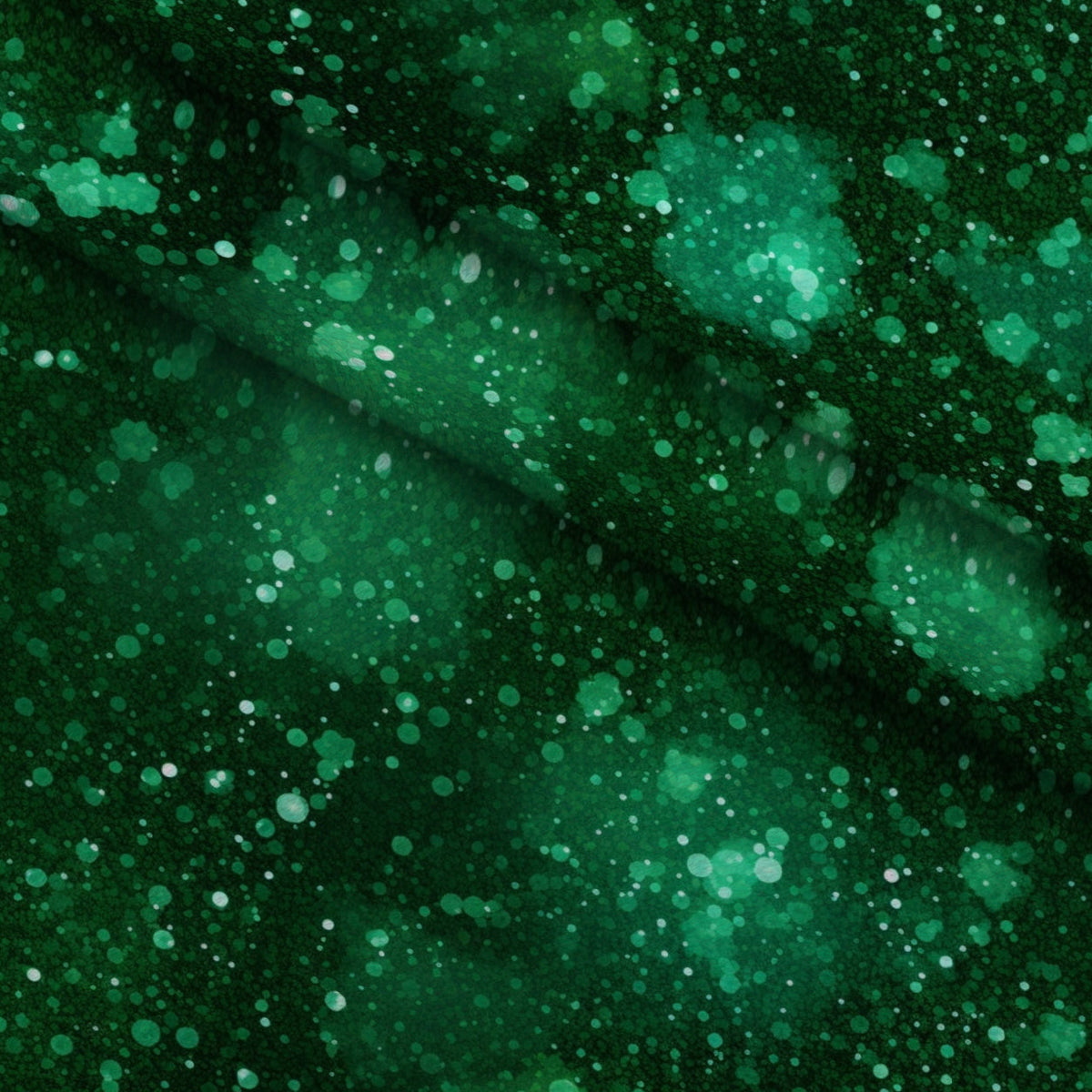 Shamrock Shimmer Pattern 23 Fleece Fabric — fleece fabric folded close-up preview (mv-fleece-v1:lying)
