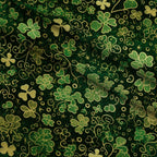 Shamrock Shimmer Pattern 24 Fleece Fabric — fleece fabric folded close-up preview (mv-fleece-v1:lying)