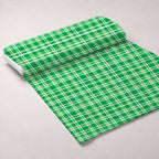 Shamrock Shimmer Pattern 6 Fleece Fabric — fleece fabric unrolled bolt preview (mv-fleece-v1:bolt)
