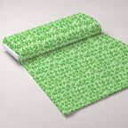 Shamrock Shimmer Pattern 7 Fleece Fabric — fleece fabric unrolled bolt preview (mv-fleece-v1:bolt)