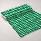 Shamrock Shimmer Pattern 9 Fleece Fabric — fleece fabric unrolled bolt preview (mv-fleece-v1:bolt)