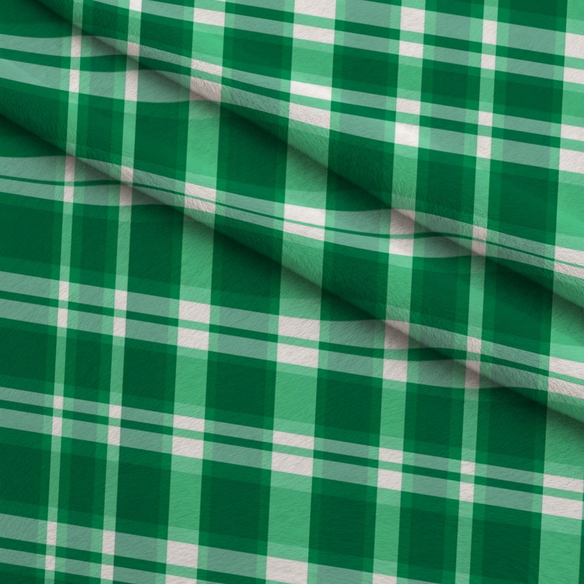 Shamrock Shimmer Pattern 9 Fleece Fabric — fleece fabric folded close-up preview (mv-fleece-v1:lying)