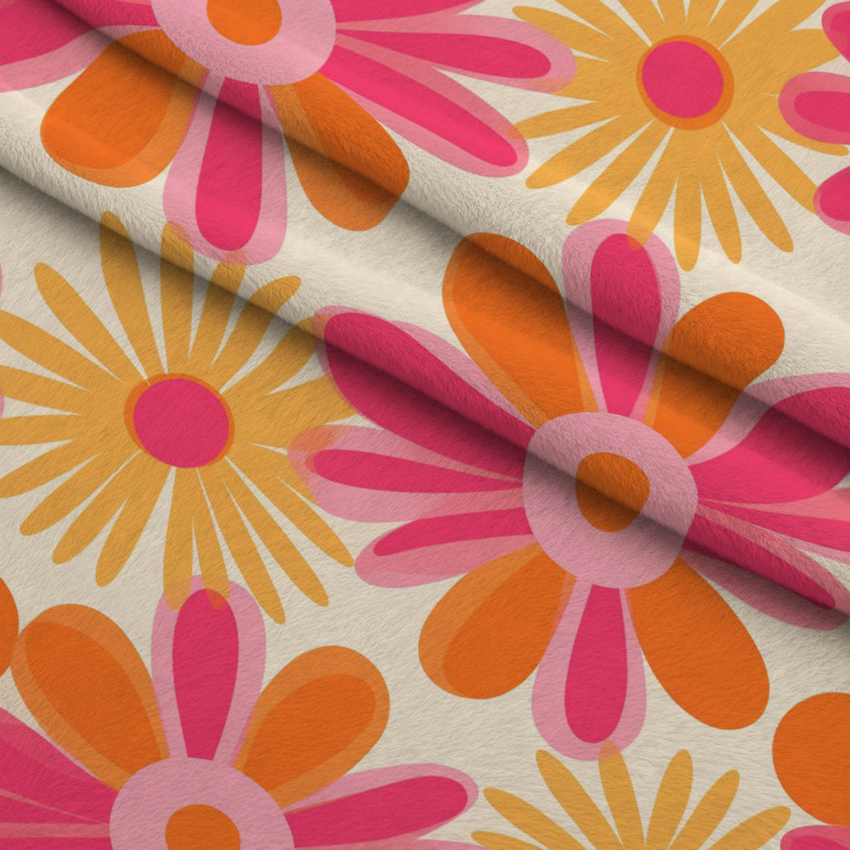 Sherbet Sunset Pattern 5 Fleece Fabric — fleece fabric folded close-up preview (mv-fleece-v1:lying)