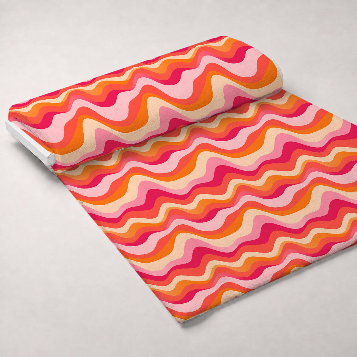 Sherbet Sunset Pattern 8 Fleece Fabric — fleece fabric unrolled bolt preview (mv-fleece-v1:bolt)