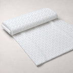 Simple Damask Blue Fleece Fabric — fleece fabric unrolled bolt preview (mv-fleece-v1:bolt)