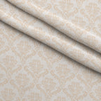 Simple Damask Orange Fleece Fabric — fleece fabric folded close-up preview (mv-fleece-v1:lying)