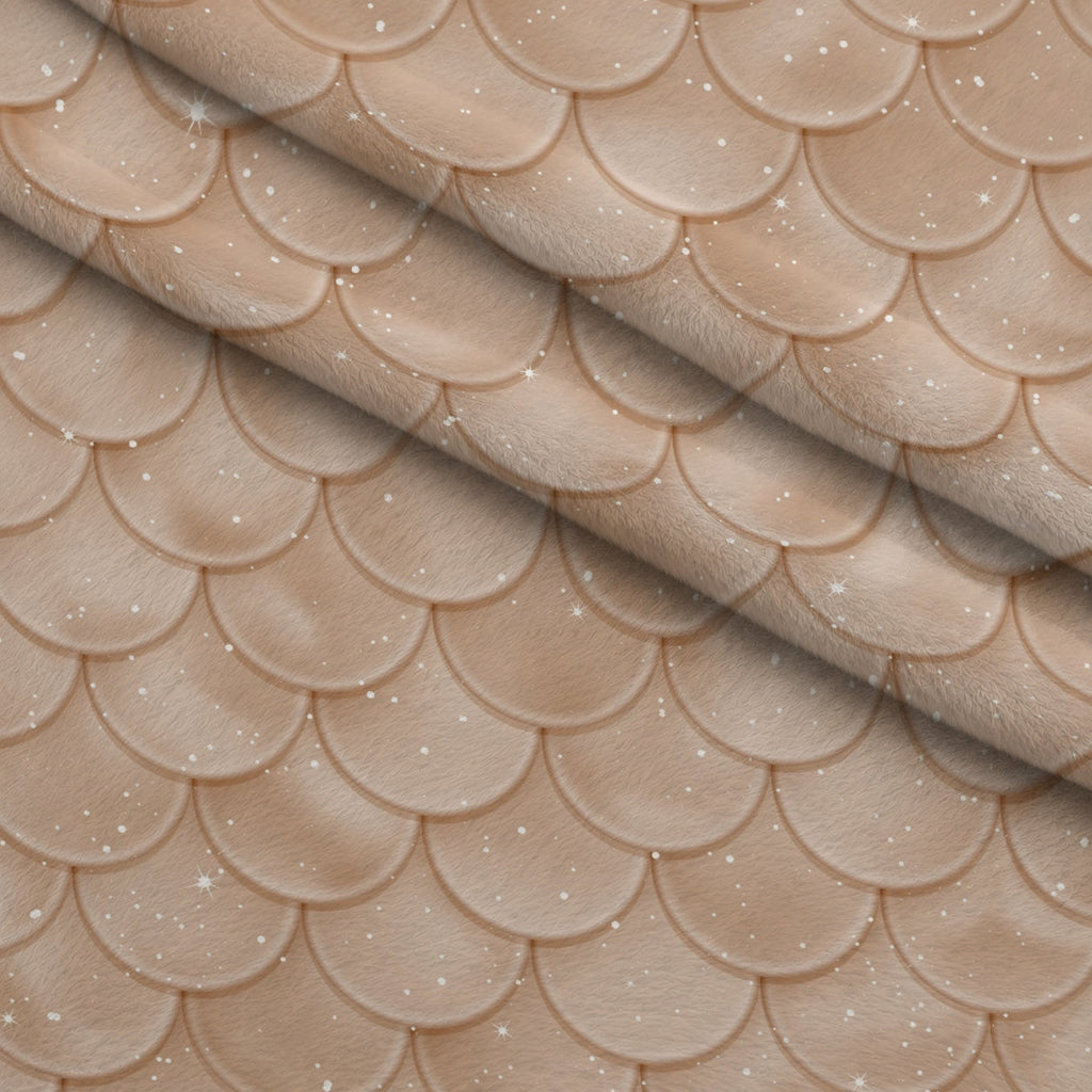 Siren Shimmer Pattern 15 Fleece Fabric — fleece fabric folded close-up preview (mv-fleece-v1:lying)
