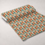Sketchbook Garden Pattern 17 Fleece Fabric — fleece fabric unrolled bolt preview (mv-fleece-v1:bolt)