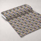 Skyline Blooms Pattern 10 Fleece Fabric — fleece fabric unrolled bolt preview (mv-fleece-v1:bolt)