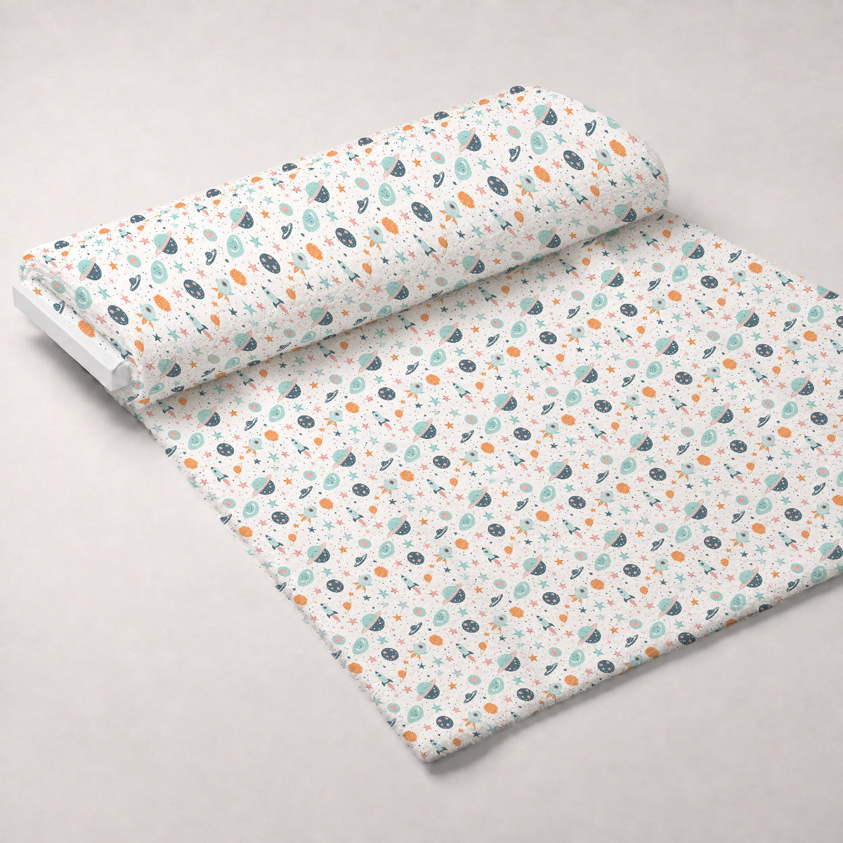 Sleepy Skies Pattern 15 Fleece Fabric — fleece fabric unrolled bolt preview (mv-fleece-v1:bolt)