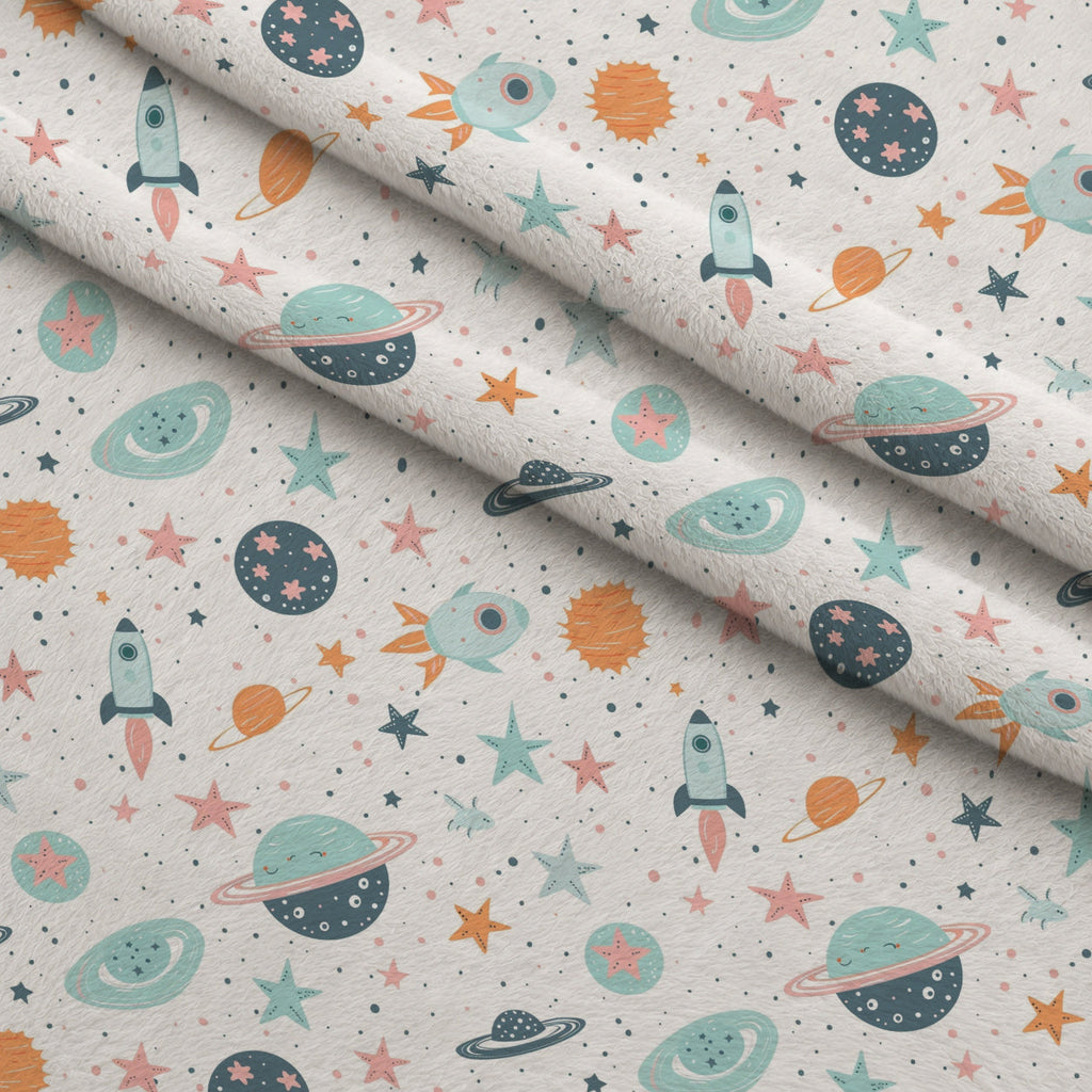 Sleepy Skies Pattern 15 Fleece Fabric — fleece fabric folded close-up preview (mv-fleece-v1:lying)