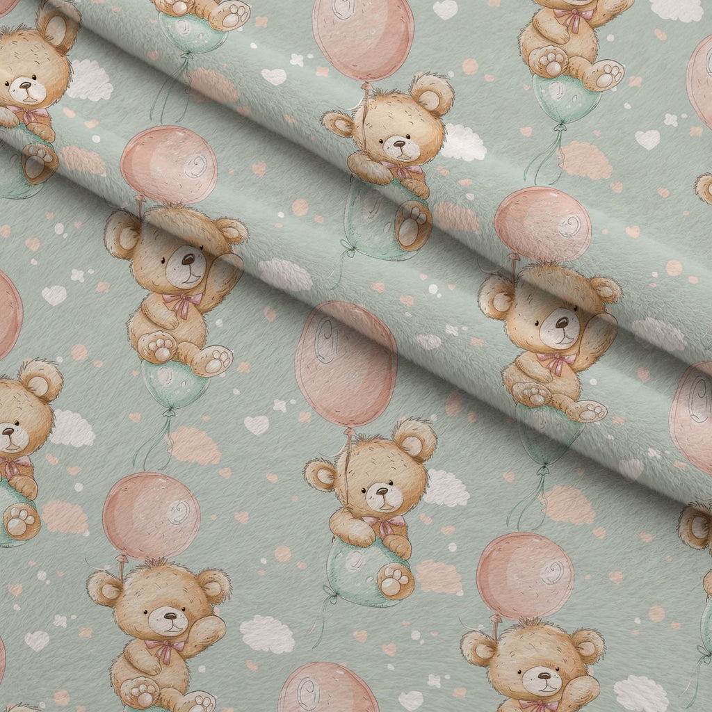 Sleepy Skies Pattern 2 Fleece Fabric — fleece fabric folded close-up preview (mv-fleece-v1:lying)
