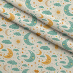 Sleepy Skies Pattern 4 Fleece Fabric — fleece fabric folded close-up preview (mv-fleece-v1:lying)