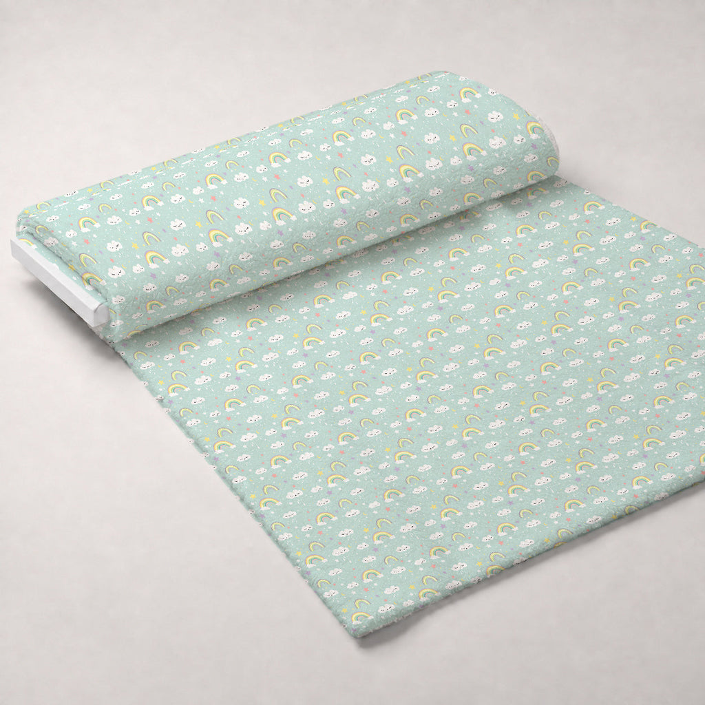Sleepy Skies Pattern 8 Fleece Fabric — fleece fabric unrolled bolt preview (mv-fleece-v1:bolt)