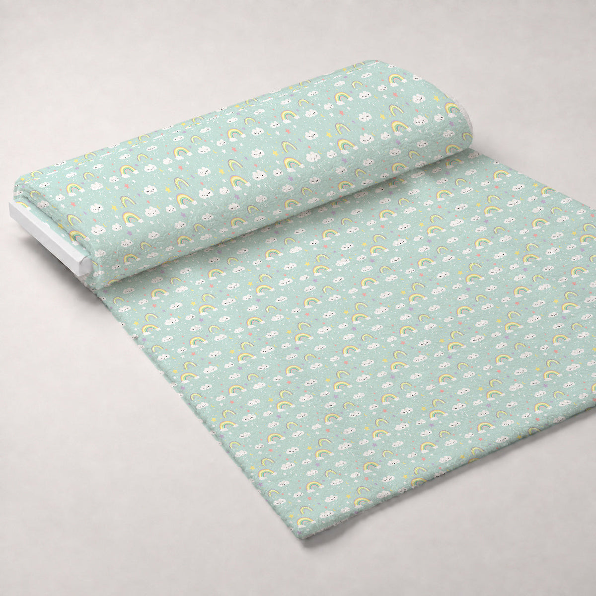 Sleepy Skies Pattern 8 Fleece Fabric — fleece fabric unrolled bolt preview (mv-fleece-v1:bolt)