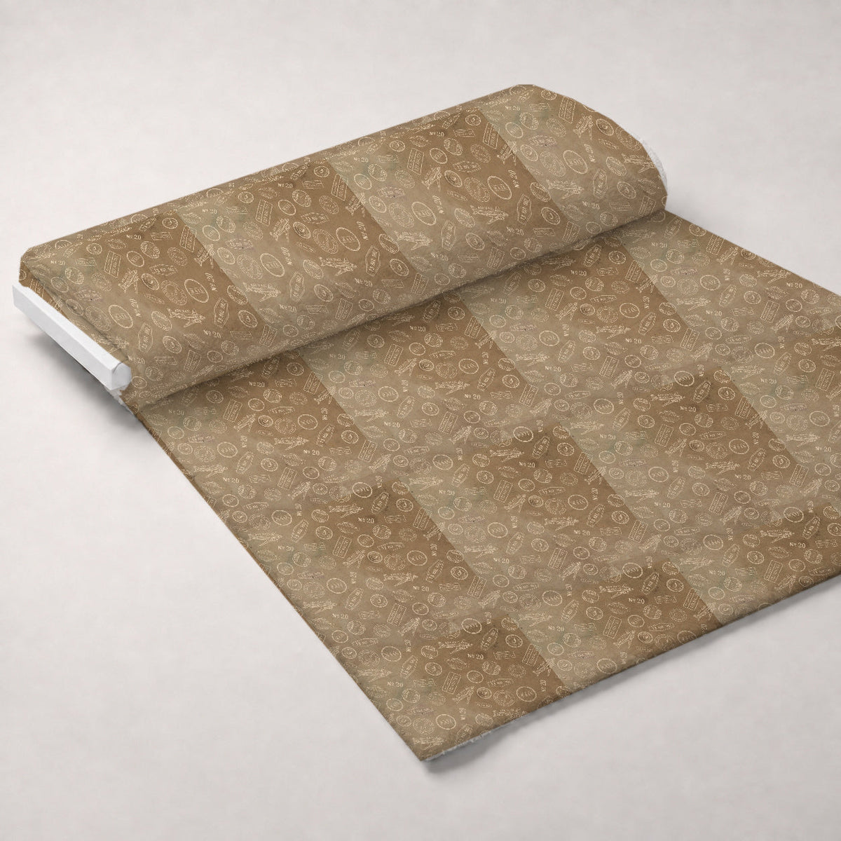 Snowbird Post Pattern 9 Fleece Fabric — fleece fabric unrolled bolt preview (mv-fleece-v1:bolt)