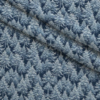 Snowy Pines Pattern 10 Fleece Fabric — fleece fabric folded close-up preview (mv-fleece-v1:lying)