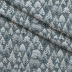 Snowy Pines Pattern 11 Fleece Fabric — fleece fabric folded close-up preview (mv-fleece-v1:lying)