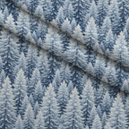 Snowy Pines Pattern 7 Fleece Fabric — fleece fabric folded close-up preview (mv-fleece-v1:lying)