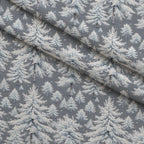Snowy Pines Pattern 8 Fleece Fabric — fleece fabric folded close-up preview (mv-fleece-v1:lying)