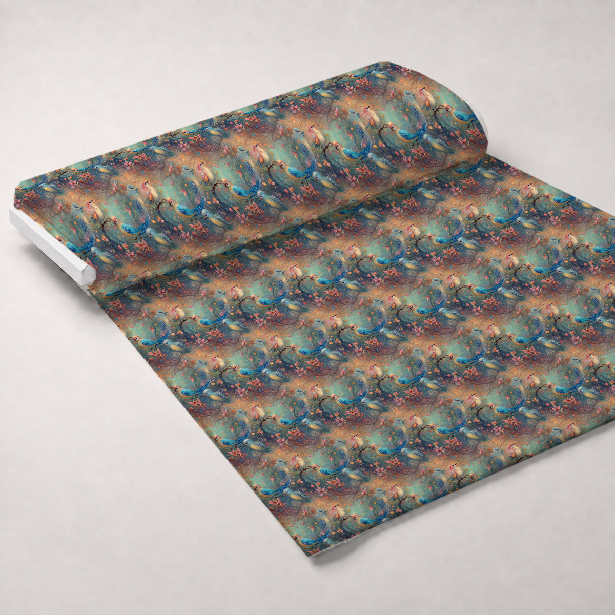 Songbird Daydream Pattern 5 Fleece Fabric — fleece fabric unrolled bolt preview (mv-fleece-v1:bolt)