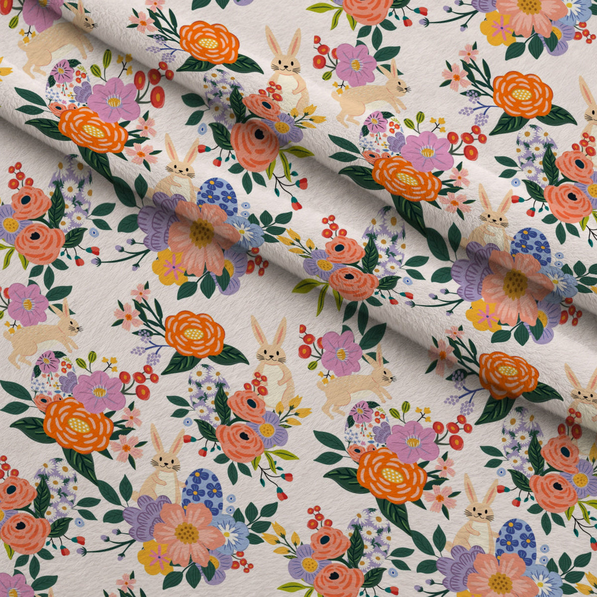 Songbird Meadow Pattern 6 Fleece Fabric — fleece fabric folded close-up preview (mv-fleece-v1:lying)