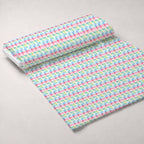 Sorbet Squares Pattern 3 Fleece Fabric — fleece fabric unrolled bolt preview (mv-fleece-v1:bolt)