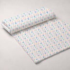 Sorbet Squares Pattern 5 Fleece Fabric — fleece fabric unrolled bolt preview (mv-fleece-v1:bolt)
