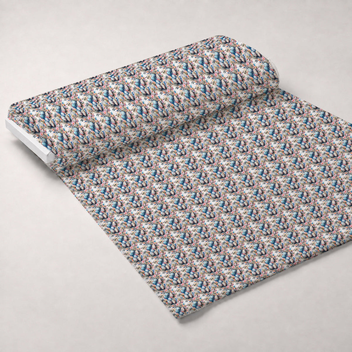 Speckled Nest Blooms Pattern 1 Fleece Fabric — fleece fabric unrolled bolt preview (mv-fleece-v1:bolt)