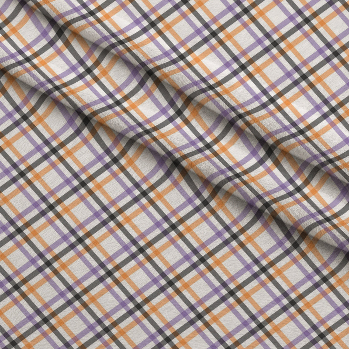 Spooky Plaids Pattern 11 Fleece Fabric — fleece fabric folded close-up preview (mv-fleece-v1:lying)