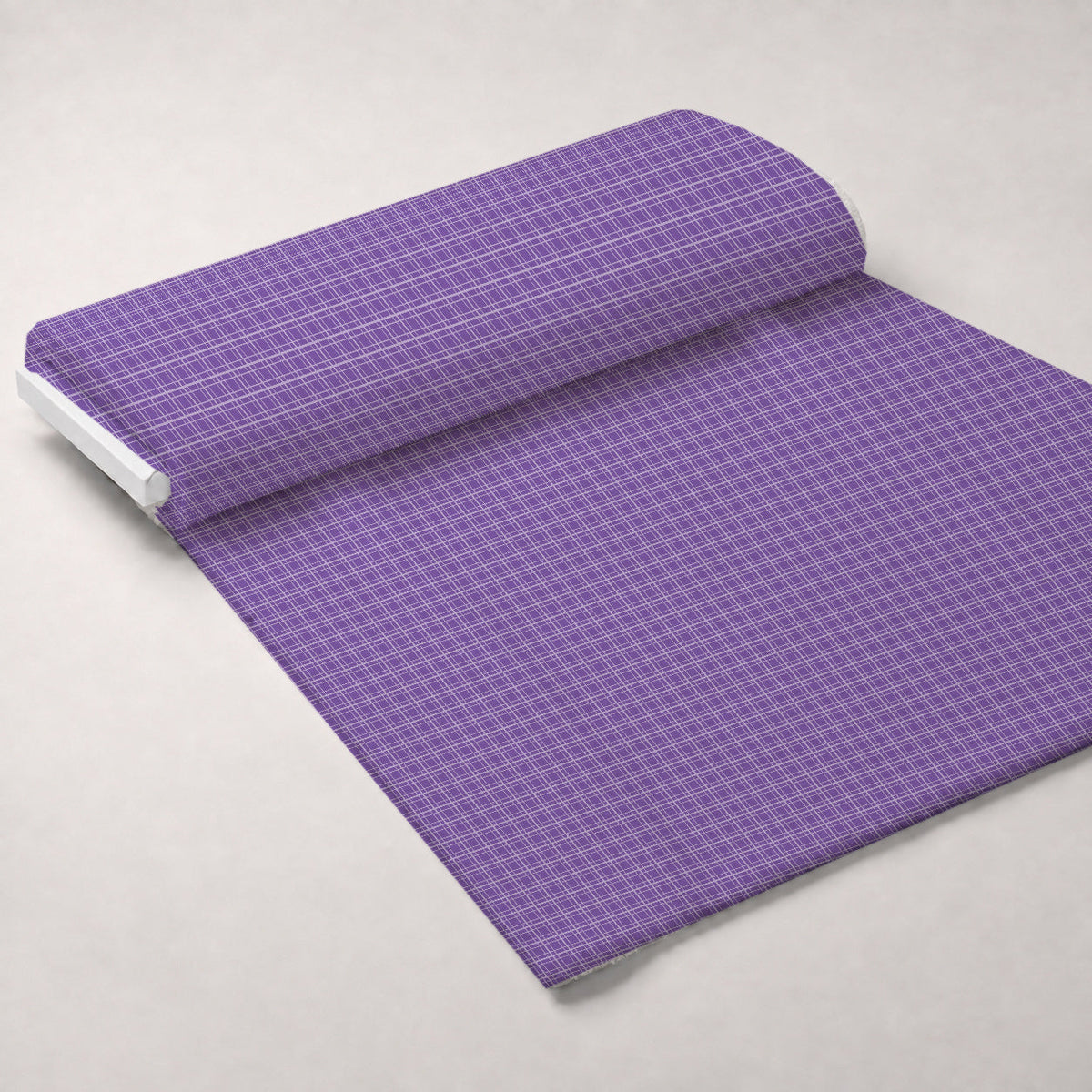 Spooky Plaids Pattern 12 Fleece Fabric — fleece fabric unrolled bolt preview (mv-fleece-v1:bolt)
