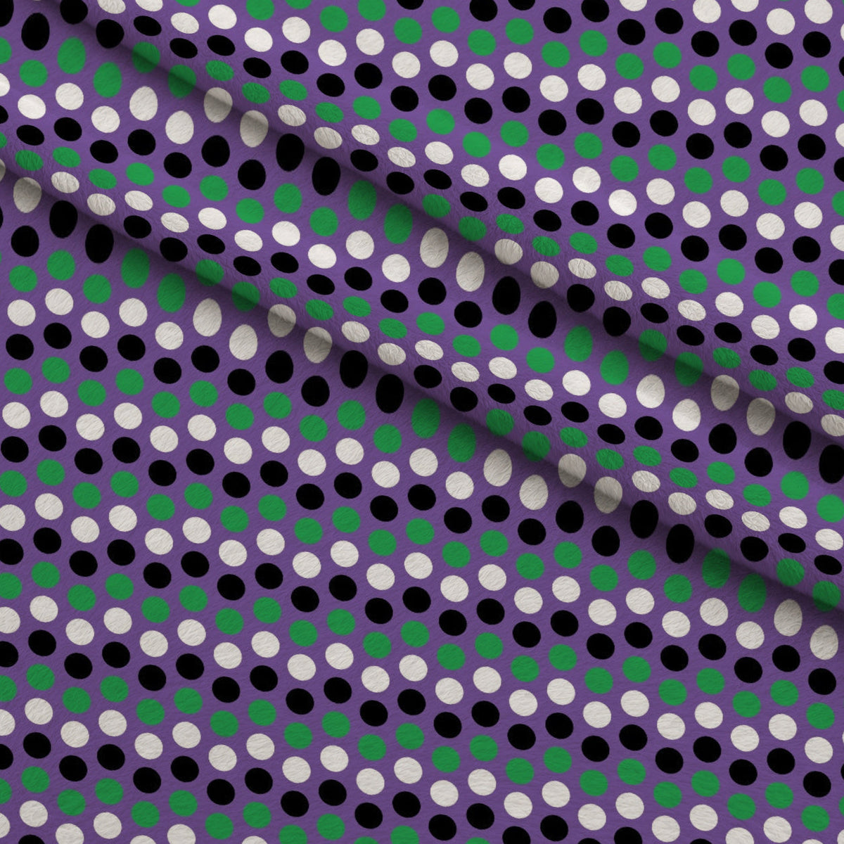 Spooky Plaids Pattern 13 Fleece Fabric — fleece fabric folded close-up preview (mv-fleece-v1:lying)
