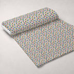Spooky Plaids Pattern 20 Fleece Fabric — fleece fabric unrolled bolt preview (mv-fleece-v1:bolt)