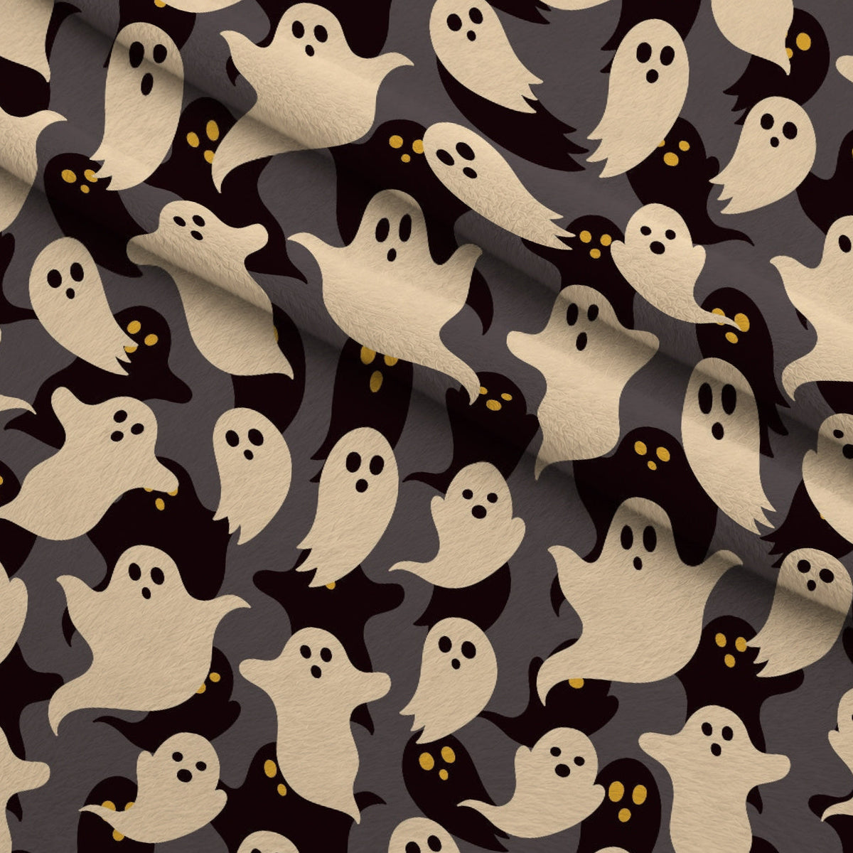 Spooky Sweets Pattern 14 Fleece Fabric — fleece fabric folded close-up preview (mv-fleece-v1:lying)