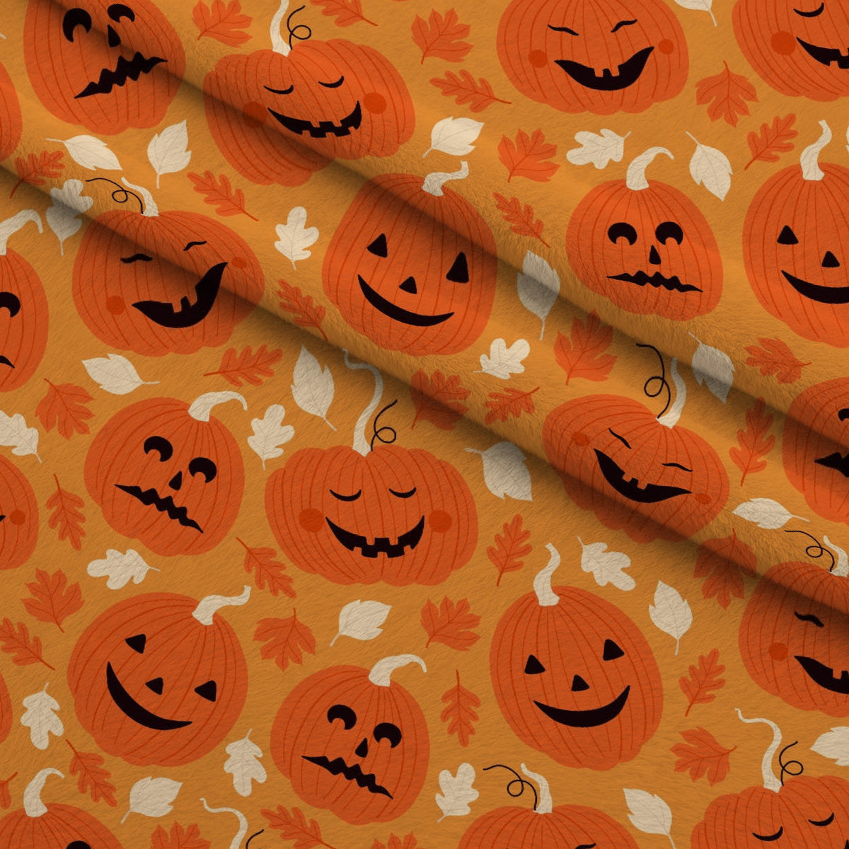 Spooky Sweets Pattern 8 Fleece Fabric — fleece fabric folded close-up preview (mv-fleece-v1:lying)