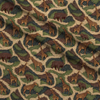 Spotted Savanna Pattern 2 Fleece Fabric — fleece fabric folded close-up preview (mv-fleece-v1:lying)